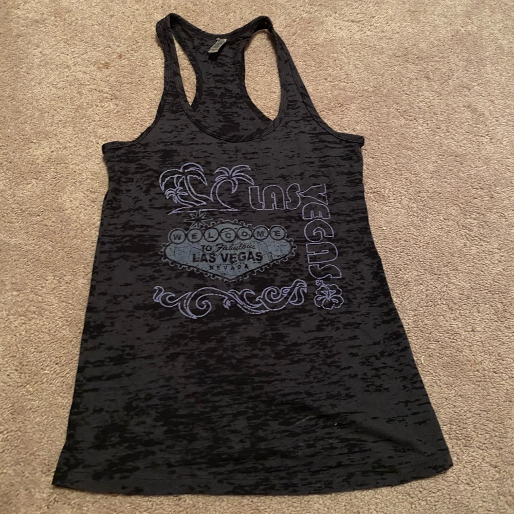 Black Las Vegas Tank Top